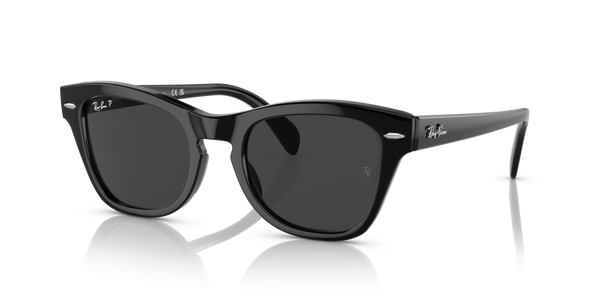 Ray-Ban 707 Polarized Sunglasses - Black/Polar Black