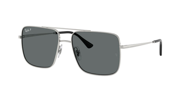 Ray-Ban Ari Polarized Sunglasses - Silver/Dark Grey Polar