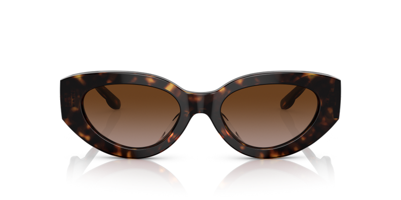 Tory Burch Kira Cat Eye Non-Polarized Sunglasses - Dark Tortoise/Brown Gradient