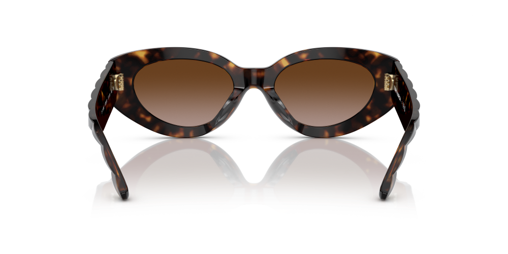 Tory Burch Kira Cat Eye Non-Polarized Sunglasses - Dark Tortoise/Brown Gradient