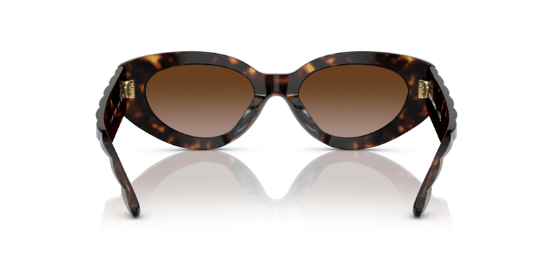 Tory Burch Kira Cat Eye Non-Polarized Sunglasses - Dark Tortoise/Brown Gradient