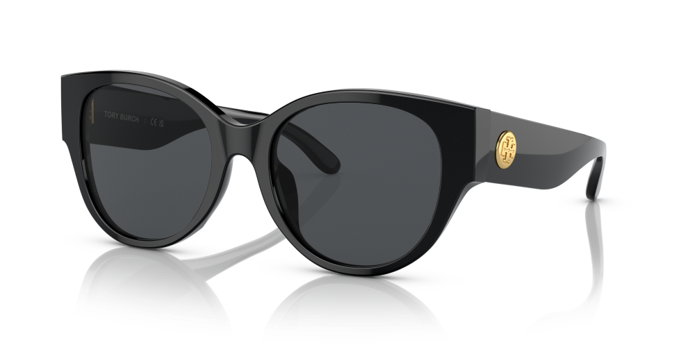 Tory Burch Cat Eye Non-Polarized Sunglasses - Black/Gray