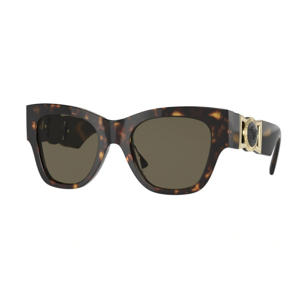 Versace Cat Eye Non-Polarized Sunglasses - Havana/Brown
