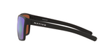 Native Wells XL Matte Black Frame - Green Reflex Lens - Polarized Sunglasses