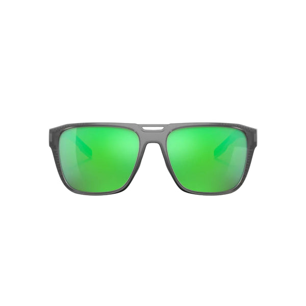 Native Mammoth Matte Smoke Crystal Frame - Green Reflex Lens - Polarized Sunglasses