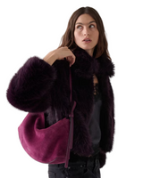 Kate Spade Loop Suede Large Shoulder Handbag