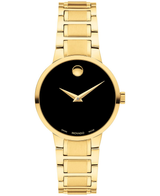 Movado Womens Portfolio Gold-Tone Watch