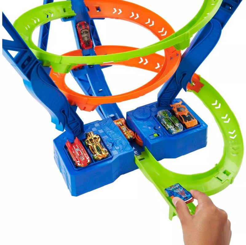 Mattel Hot Wheels Action Spiral Speed Crash
