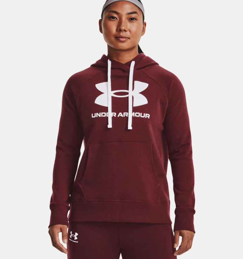 Under Armour Womens Rival Fleece Hoodie Sweatshirt