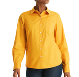 Nautica Womens Roll-Tab Button-Front Shirt