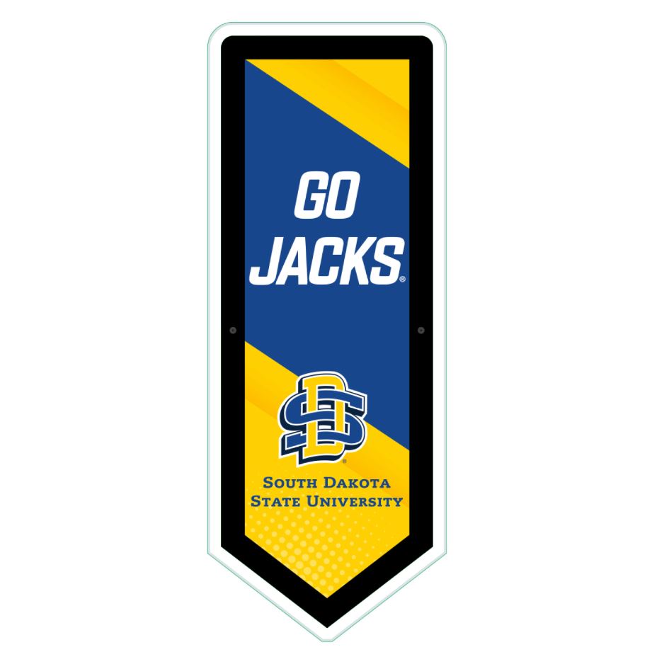 Evergreen South Dakota State University Pennant 9" x 23" LED Lighted Sign