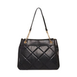 Anne Klein Triple Quilted Satchel Handbag
