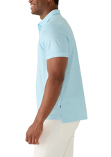 Nautica Mens Performance Geo Print Polo Shirt