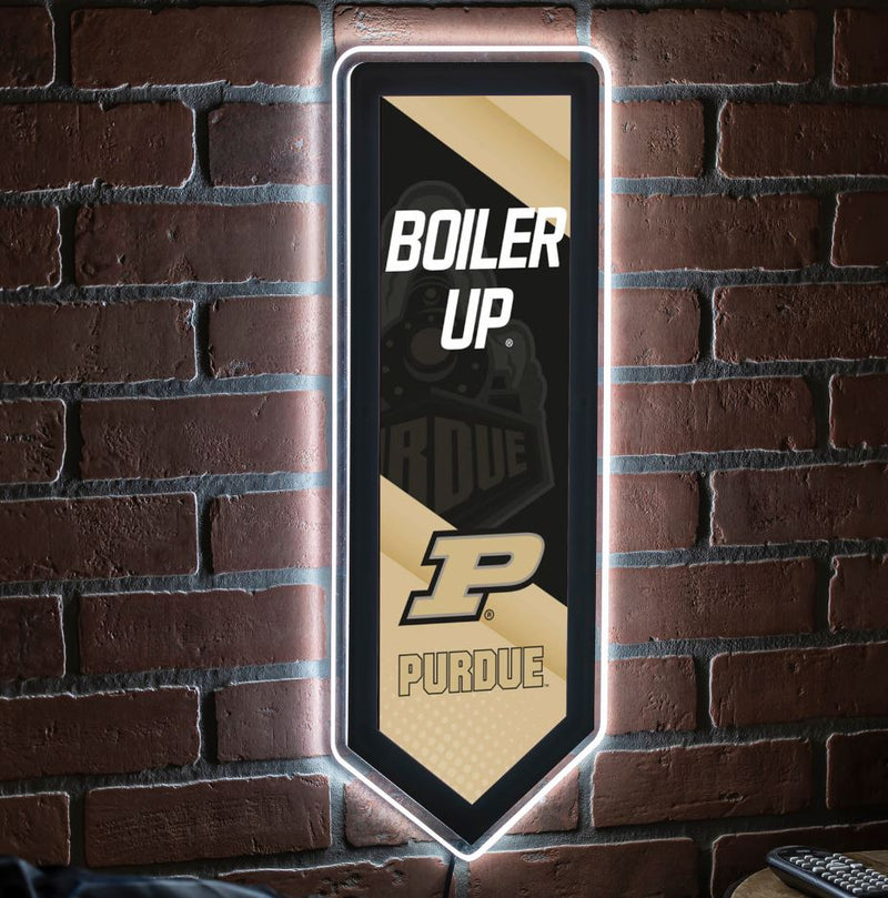 Evergreen Purdue University Pennant 9" x 23" LED Lighted Sign