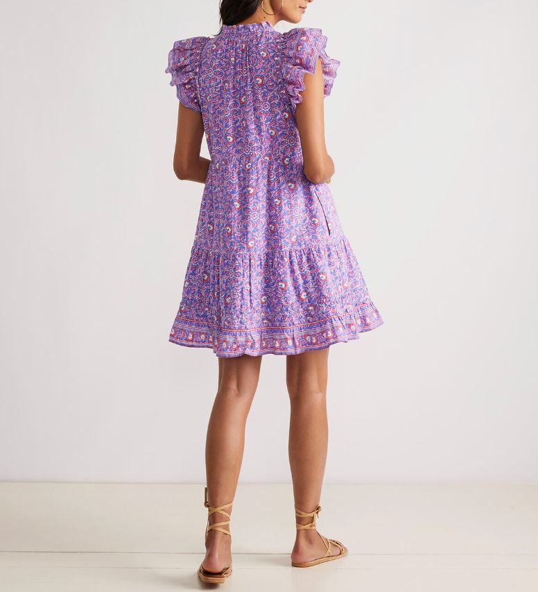 Vineyard Vines Womens Katama Ruffle Dress