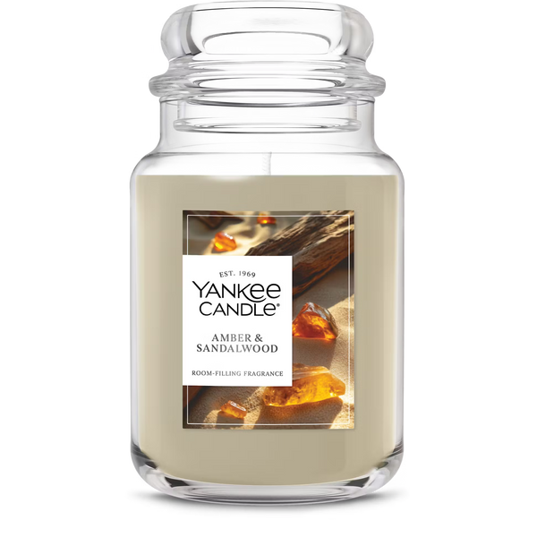 Yankee Candle Original Large Jar Candle - Amber & Sandalwood
