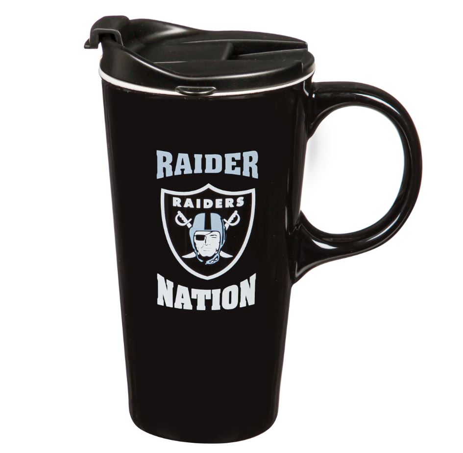 Team Sports America Las Vegas Raiders Travel Latte Mug