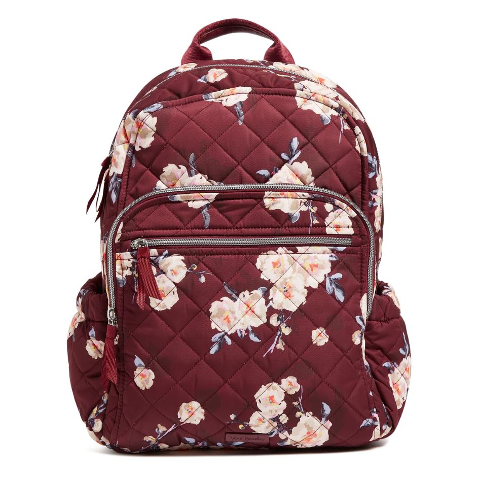 VERA BRADLEY Bundle Folkloric Quilted Campus Backpack + Crossbody | GUC Vera Bradley Designer Bookbag - Performance Twill Women main image 3