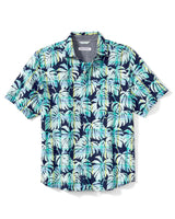 Tommy Bahama Mens Plaid Over Paradise Short Sleeve Button Down Shirt
