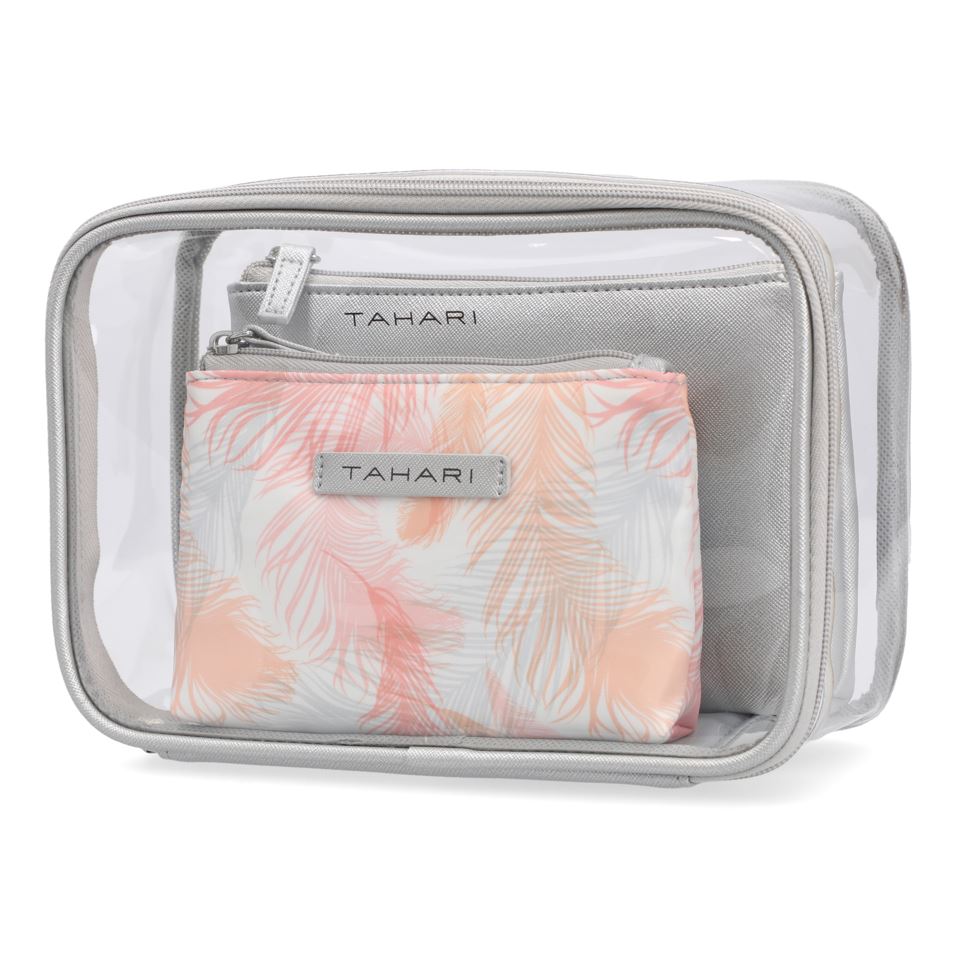 Tahari Cosmetic Travel Bag 3 Pc