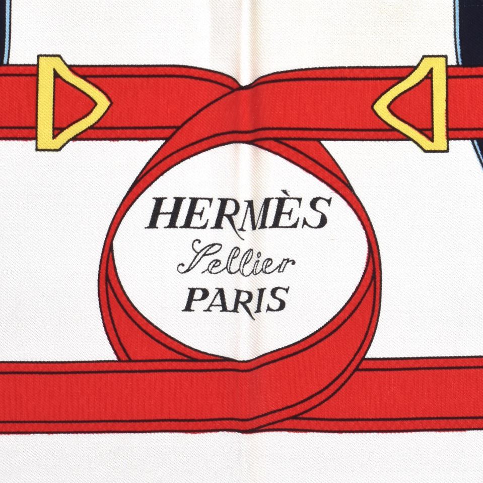 Hermes Eperon d'Or Silk Scarf