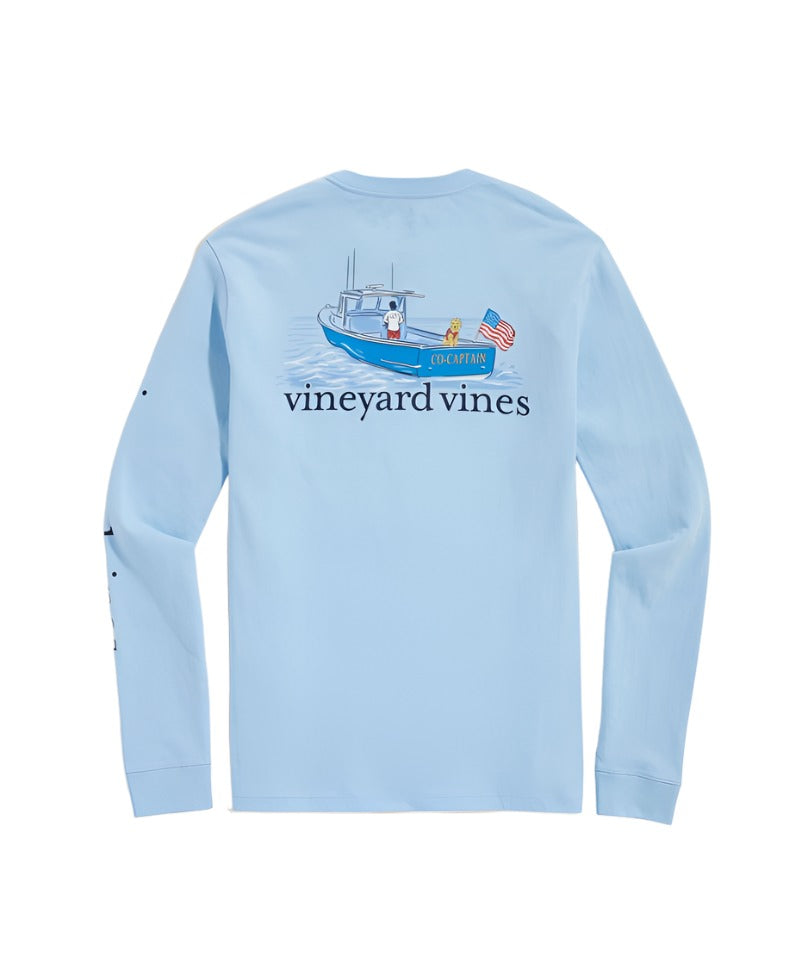 vineyard Vines Mens Doodle Co-Captain Long Sleeve T-Shirt