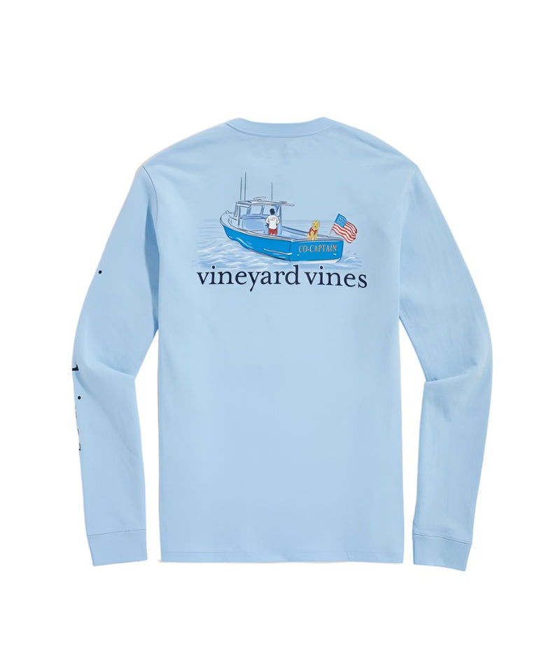 vineyard Vines Mens Doodle Co-Captain Long Sleeve T-Shirt