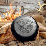 Lodge Yellowstone Cast Iron Steer Skillet - 12 in