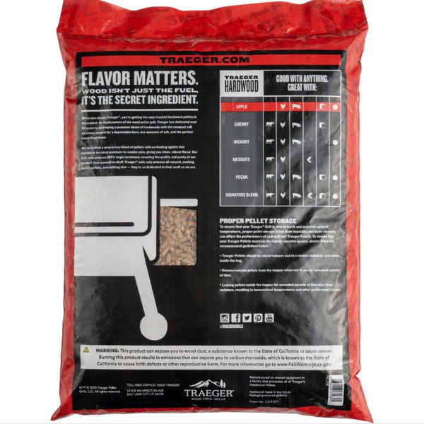 Traeger Apple Grill Hardwood Pellets - 20 lbs.