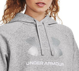 Under Armour Womens Rival Fleece Glitter Pullover Hoodie