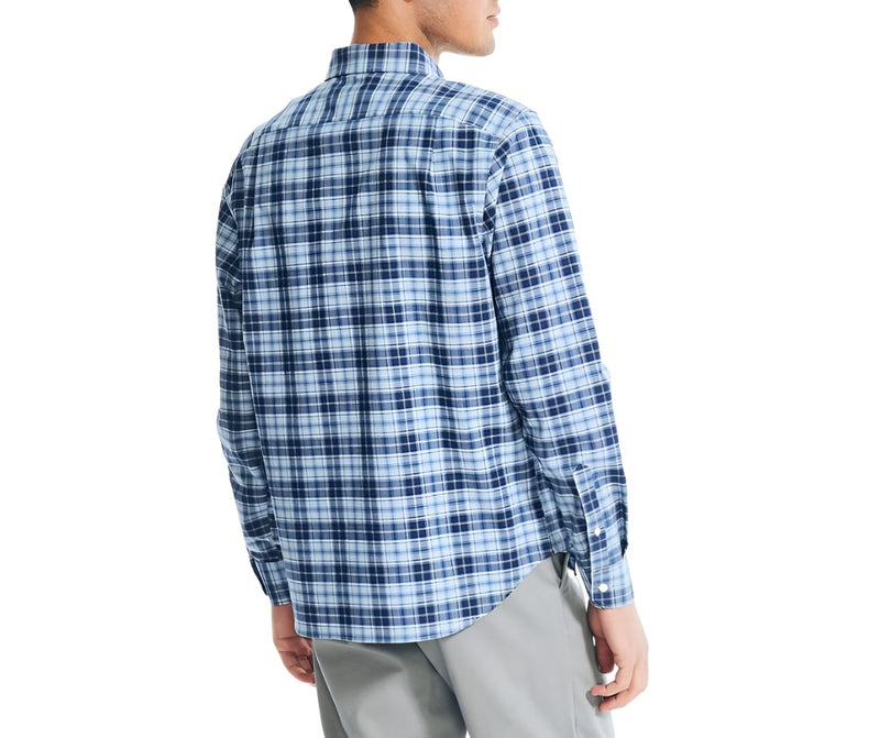 Tommy Bahama Mens Sustainable Tencel Plaid Long Sleeve Button Down Shirt