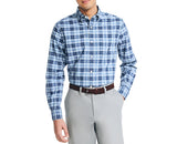 Tommy Bahama Mens Sustainable Tencel Plaid Long Sleeve Button Down Shirt