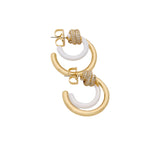 Kate Spade Ropes & Knots Layered Hoop Earrings