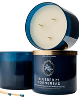 Bath & Body Works 3-Wick Candle - Blueberry Cornbread