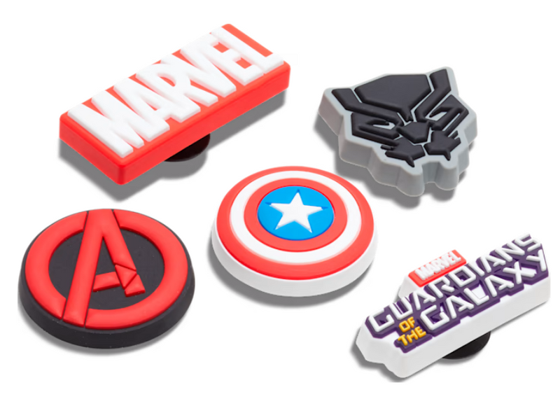 Crocs Marvel Jibbitz Charms - 5 Pack