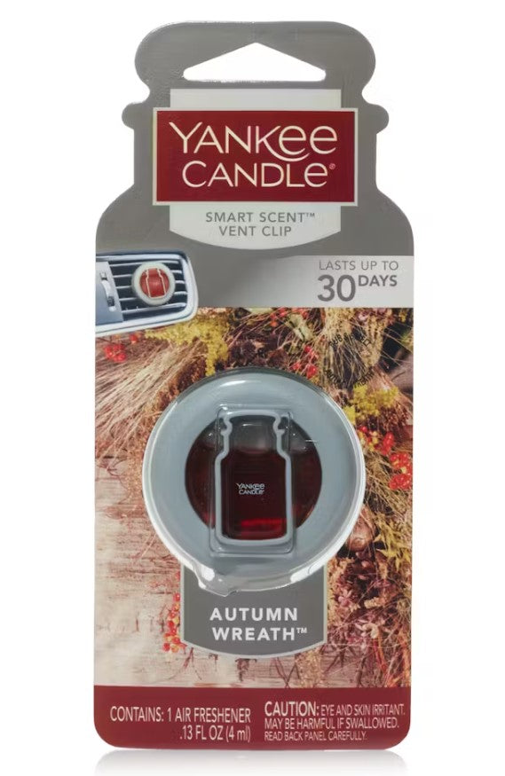 Yankee Candle Smart Scent Car Vent Clip - Autumn Wreath