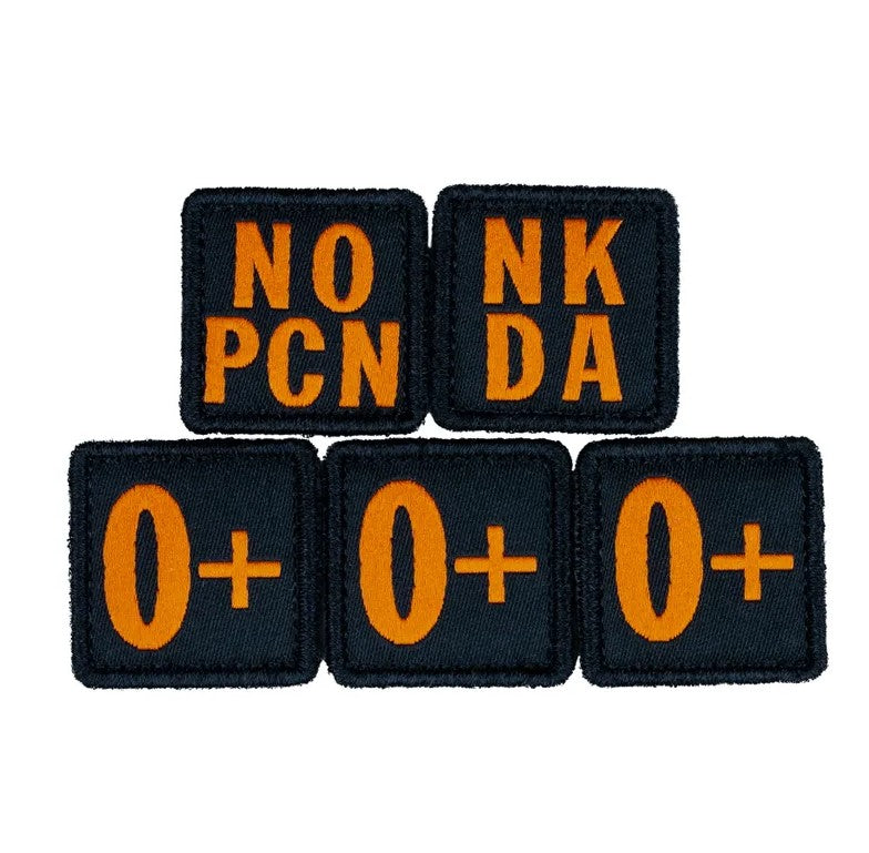 5.11 Blood Type Patch Kit- O Positive