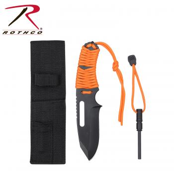 Rothco Paracord Knife With Fire Starter - Large