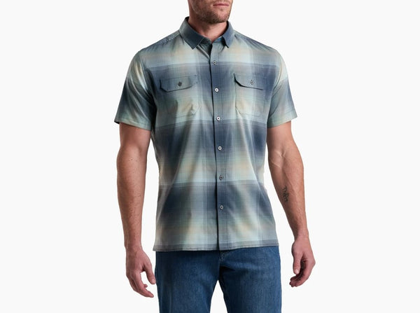 KÜHL Mens Response Plaid Short Sleeve Shirt