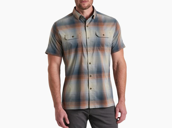 KÜHL Mens Response Plaid Short Sleeve Shirt