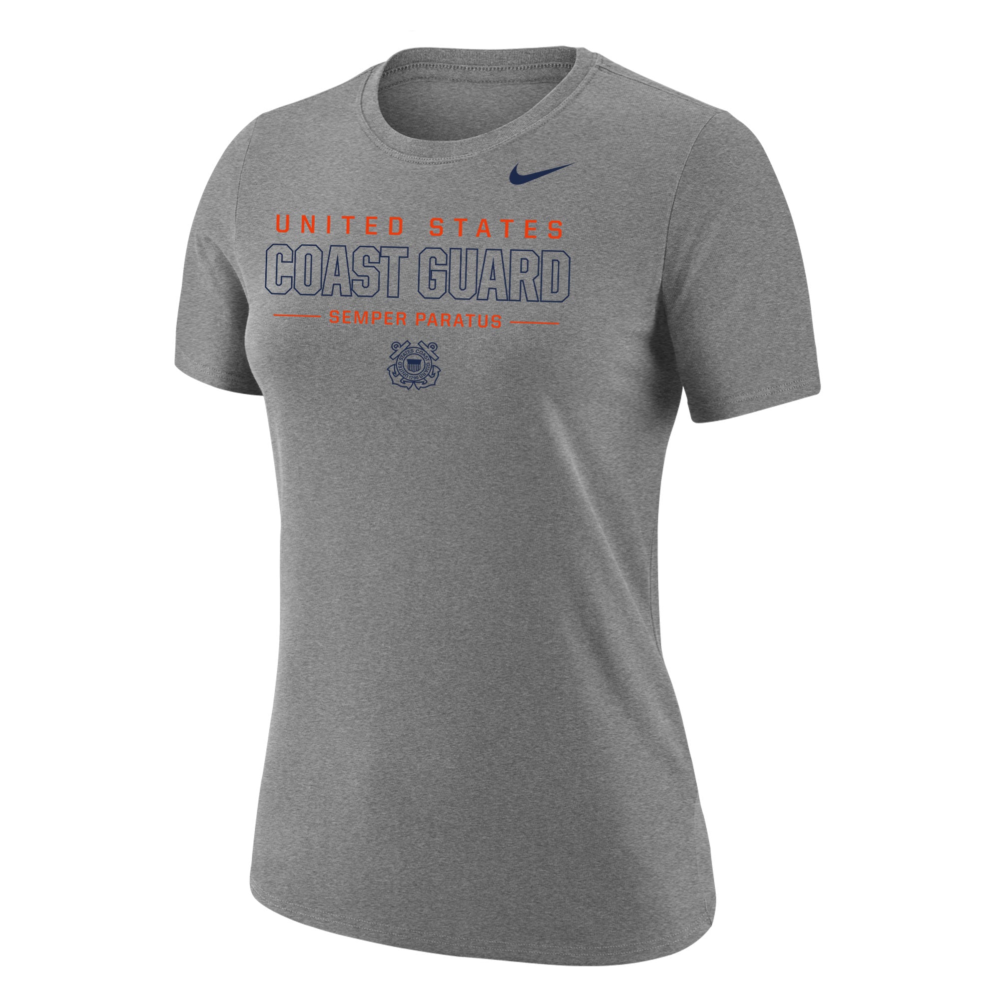 Coast Guard Nike Womens Dri-Fit Short Sleeve T-Shirt