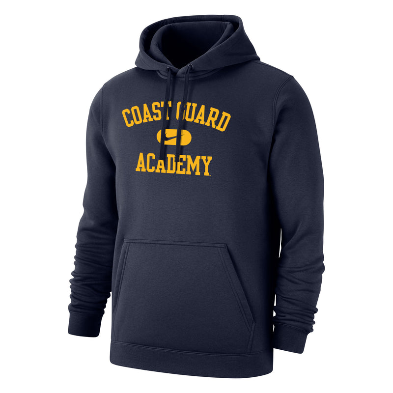 Coast Guard Academy Nike Mens Club Fleece Pullover Hoodie