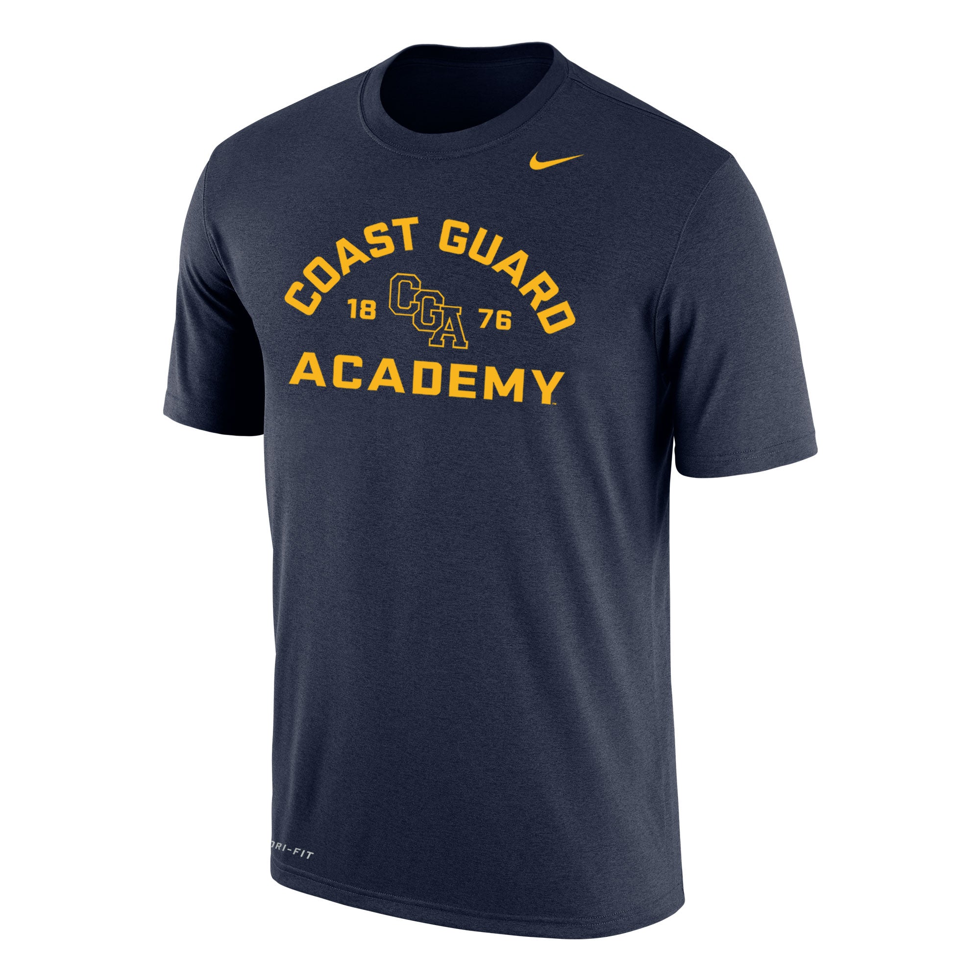 Coast Guard Academy Nike Mens Short Sleeve Dri-Fit Cotton T-Shirt