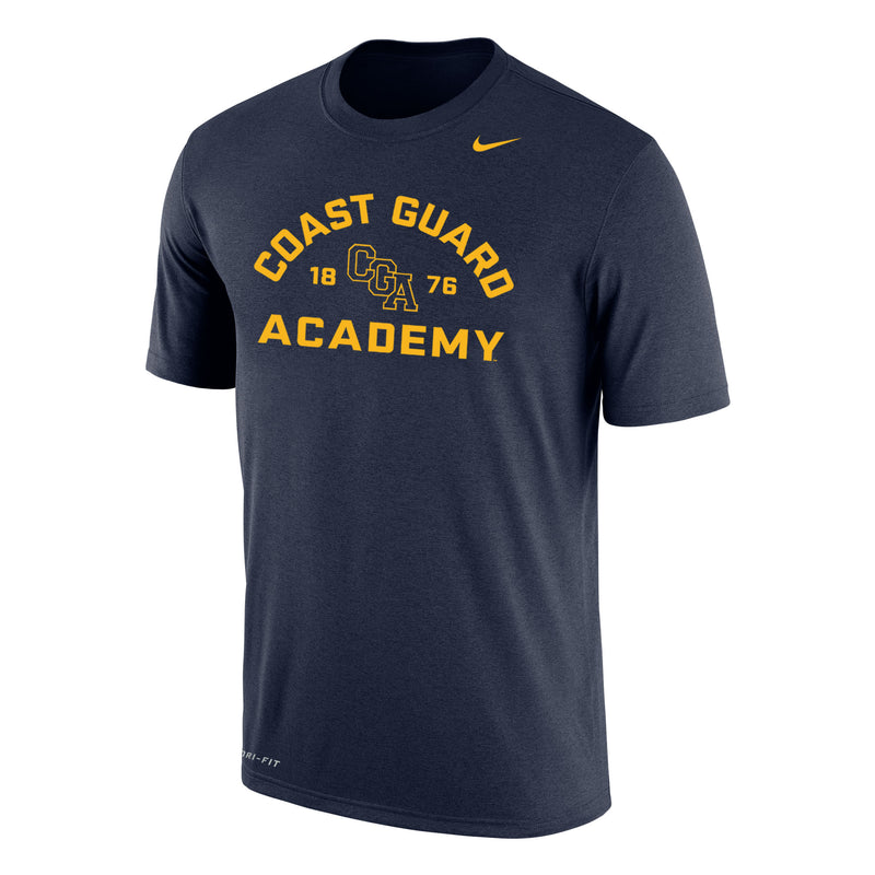 Coast Guard Academy Nike Mens Short Sleeve Dri-Fit Cotton T-Shirt