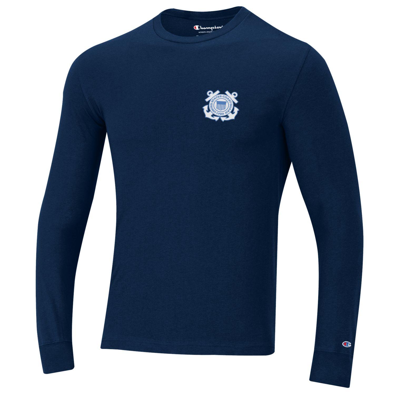 Coast Guard Champion Mens Semper Paratus Long Sleeve T-Shirt