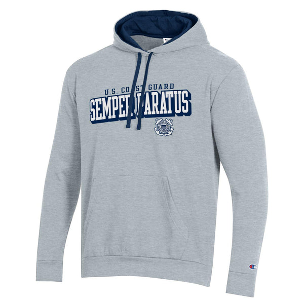 Coast Guard Champion Mens Stadium Semper Paratus Pullover Hoodie