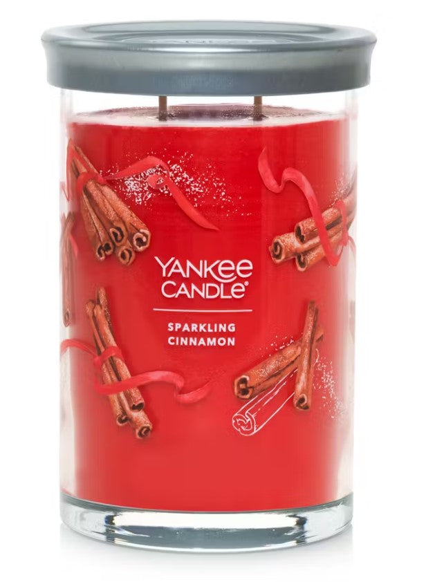 Yankee Candle Sparkling Cinnamon Signature 2 Wick Tumbler Large Candle