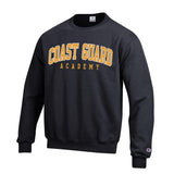 Coast Guard Academy Champion Mens Powerblend Fleece Crew Sweatshirt