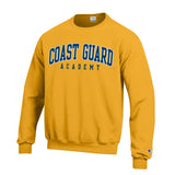 Coast Guard Academy Champion Mens Powerblend Fleece Crew Sweatshirt