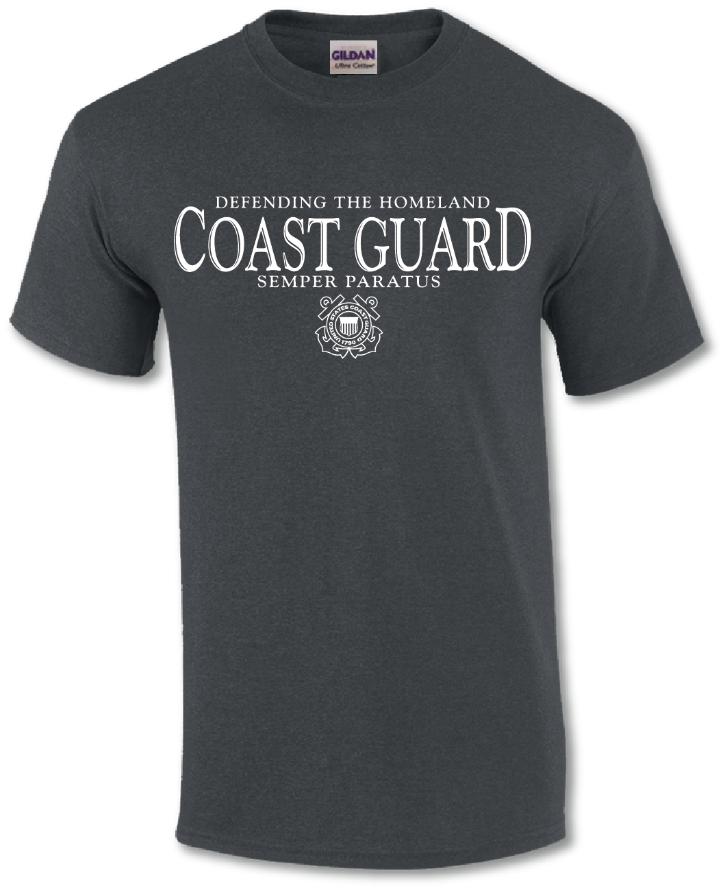 Coast Guard Mens Defending Homeland Short Sleeve T-Shirt